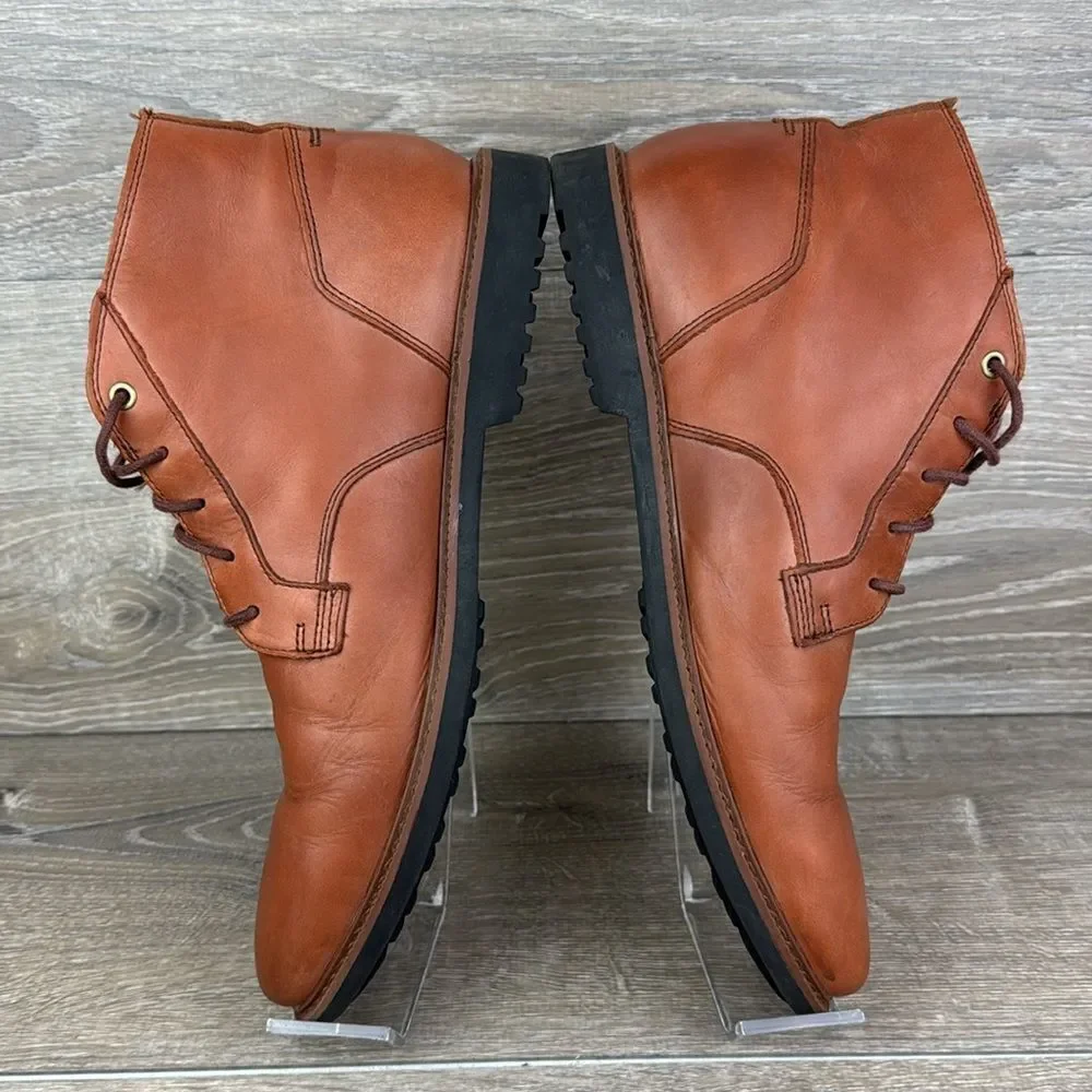 Timberland Lafayette Park Men’s Sz 10.5 Brown Leather Lace Up Chukka Boots